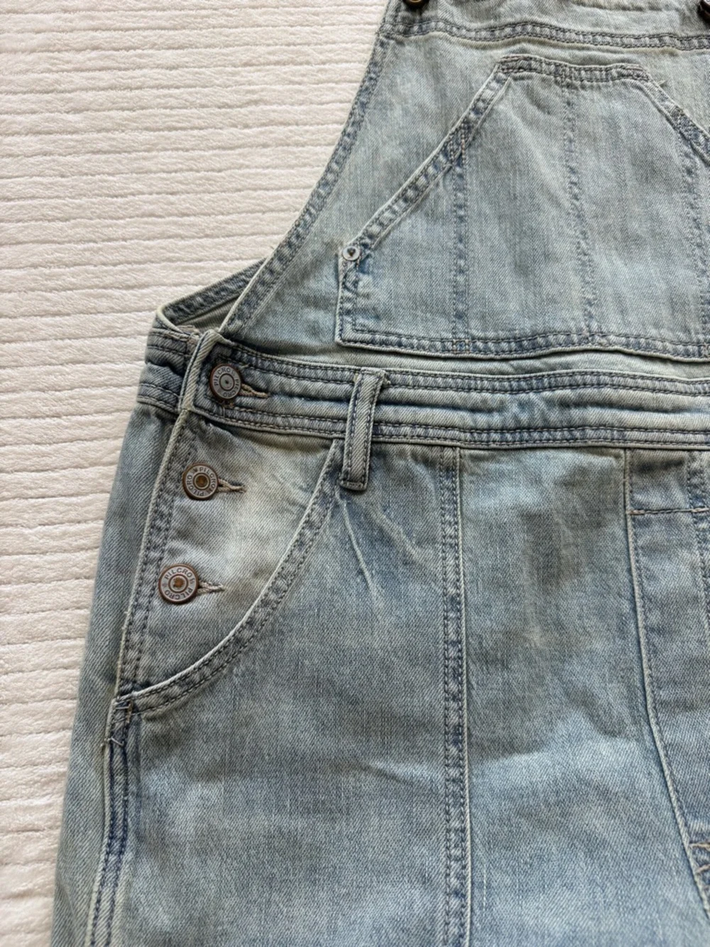 Pilcro Light Wash Blue Denim Overalls - Picture 5 of 9
